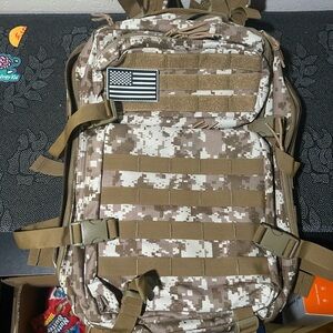Tactical Camo Backpack brand new
